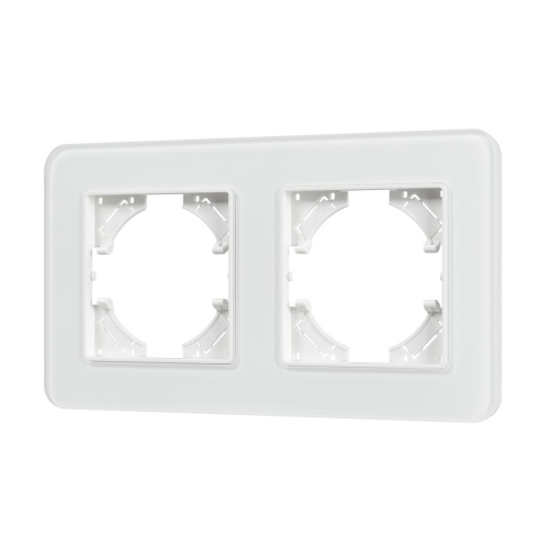 Рамка стеклянная FRM-OMALI-SFGS-2-WH Arlight 049708
