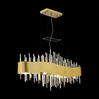 SL1633.213.08 Люстра подвесная ST-Luce Матовое золото/Матовое золото,Прозрачный E14 8*40W OLVERA