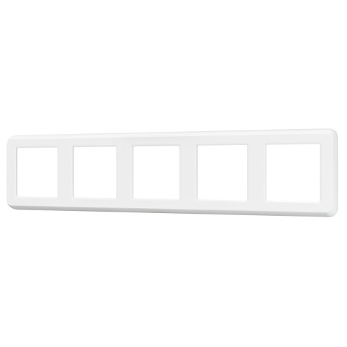 Рамка пластиковая FRM-VERSA-PL-5-WH Arlight 045190