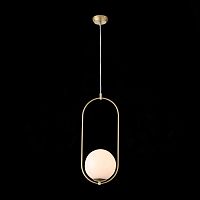 SL1118.203.01 Светильник подвесной ST-Luce Золотистый/Белый E27 1*40W PENOLO