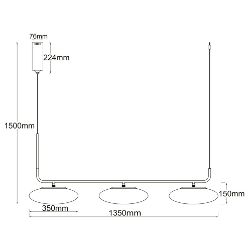 Подвесной светильник DeMarkt Ауксис 722010803 фото 11