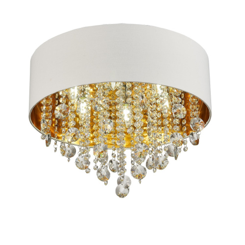 SL1350.502.06 Светильник потолочный ST-Luce Хром/Белый, Золотистый, Прозрачный E14 6*40W LACCHIA фото 10
