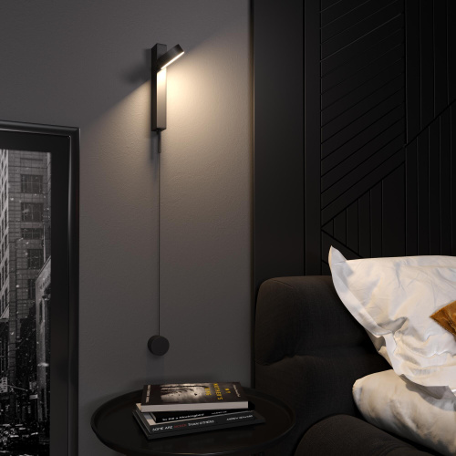 Настенный светодиодный светильник Orco LED 40112/LED черный фото 3