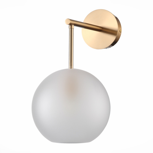 SL1133.501.01 Бра ST-Luce Латунь/Белый E27 1*40W BOPONE фото 2