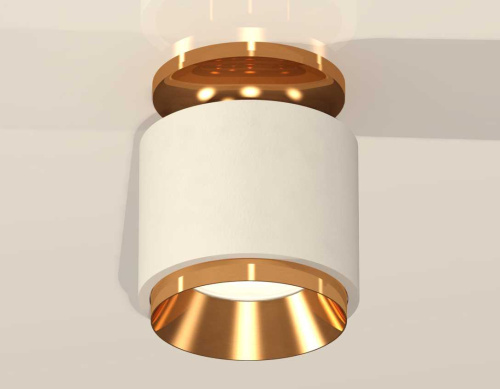 Комплект накладного светильника Ambrella light Techno Spot XS7510120 SWH/PYG белый песок/золото желтое полированное (N7929, C7510, N7034) фото 3