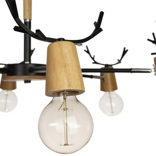 10024/6 Black Люстра на штанге LOFT IT Sven фото 4 10024/6 Black Люстра на штанге LOFT IT Sven фото 4