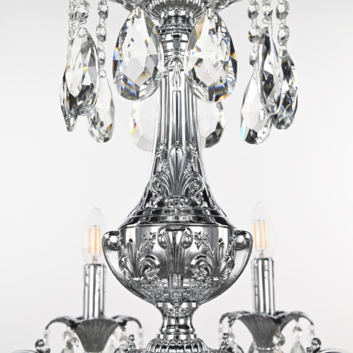 Люстра с хрустальными подвесками AL79101/10/250 B Ni Bohemia Ivele Crystal (Богемия Ивеле Кристалл) фото 2