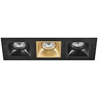 Комплект из светильников и рамки Lightstar Domino Quadro (214537+214507+214503+214507) D537070307