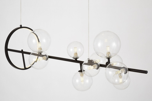 Подвесной светильник Lumina Deco LDP 7033-10 BK+CL фото 6