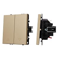Механизм выключателя управления шторами SWT-NOBE-MKR2-SFPL-GD (230V, 10A) Arlight 054274