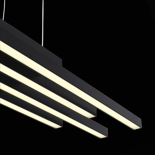 SL933.403.04 Люстра подвесная ST-Luce Черный/Белый,Черный LED 1*38W 3000K/4000K/6000K SAMENTO фото 4
