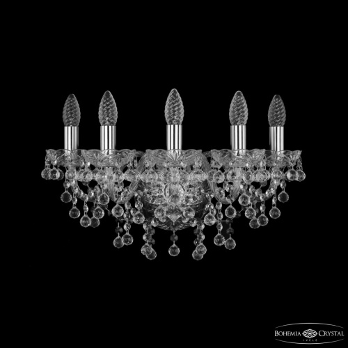 Бра хрустальные 1409B/5/160 Ni Bohemia Ivele Crystal (Богемия Ивеле Кристалл)