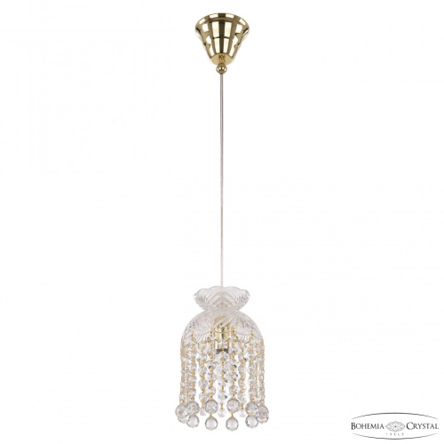 Подвесной светильник с хрусталём 14781P/13 G Balls Bohemia Ivele Crystal (Богемия Ивеле Кристалл)
