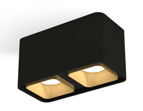 Комплект накладного светильника Ambrella light Techno Spot XS7851004 SBK/SGD черный песок/золото песок (C7851, N7704)