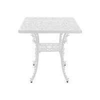 Стол Aluminium Square White