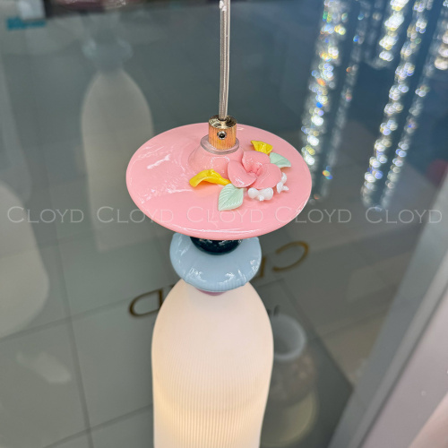 Подвесной светильник Cloyd LOTTIE-E P1 / Ø10 см - керамика - золото (арт.11893) фото 3