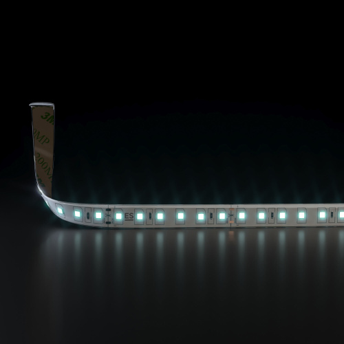 Светодиодная лента 24 В 9,6 Вт/м 120 Led/м 2835 IP65, холодный белый 6500K, 5 м Лента светодиодная 24V 9,6W 120Led 2835 IP65 холодный белый, 5м фото 2