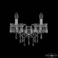 Бра хрустальные 1403B/2/160/XL Ni Bohemia Ivele Crystal (Богемия Ивеле Кристалл)