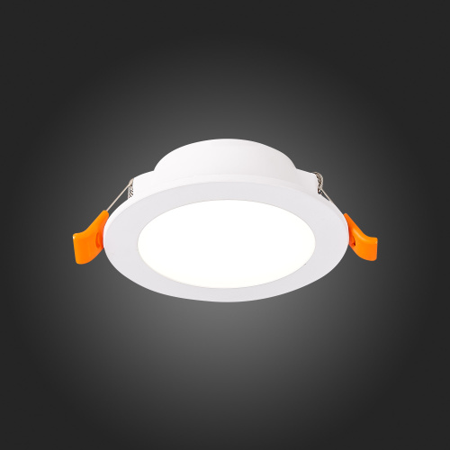 ST210.548.06 Св-к встр. Белый LED 1*6W 4000K 480Lm Ra80 110° IP20 D90xH30 220-240V Встраиваемые светильники фото 3