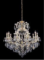 Люстра Crystal Lux ISABEL SP11 GOLD/TRANSPARENT