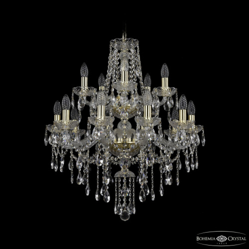 Люстра хрустальная 1415/10+5/220/2d G Люстра хрустальная 1415/10+5/220/2d G