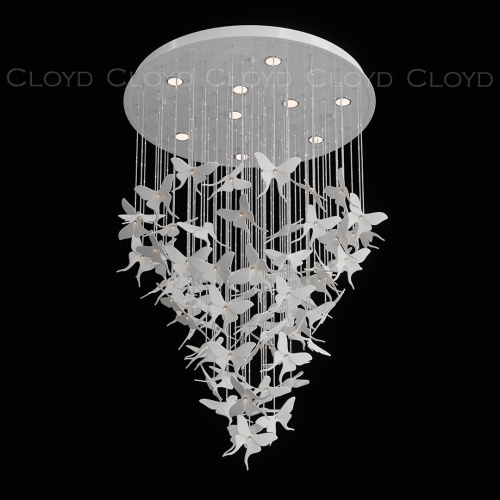 Люстра Cloyd TROPICA C9 / выс. 120 см - керамика - белый (арт.11531) фото 3