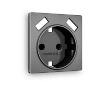 Лицевая панель розетки AMBRELLA VOLT AP6590