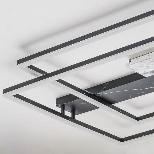 Потолочный светильник Escada 10250/2 LED*205W Black/White marble фото 6