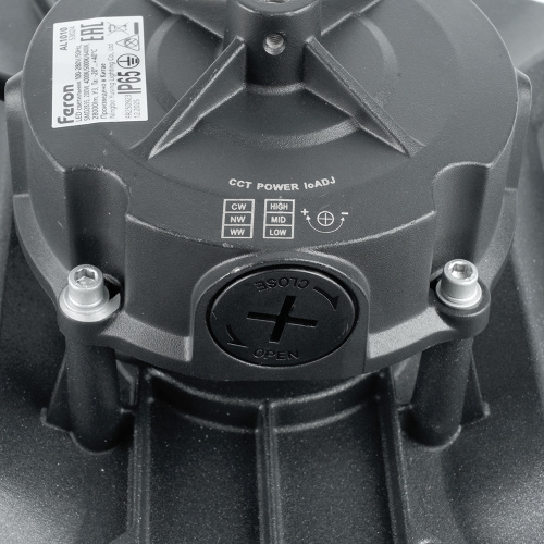 Светильник складской Feron AL1010 IP65 200W 120°/90°/60 4000К/5000К/6400К фото 7