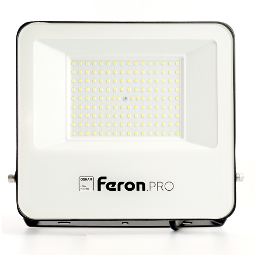 Светодиодный прожектор Feron.PRO LL-1000 IP65 100W 6400K  черный фото 2
