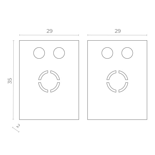 ST069.509.12 Торцевая заглушка SKYFLAT (2 шт) ST-Luce Белый SKYFLAT фото 2 ST069.509.12 Торцевая заглушка SKYFLAT (2 шт) ST-Luce Белый SKYFLAT фото 2
