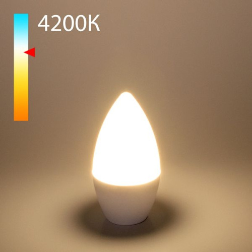 Светодиодная лампа "Свеча" C37 8W 4200K E14 BLE1403 Светодиодная лампа "Свеча" C37 8W 4200K E14 BLE1403