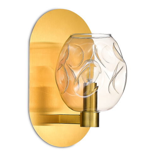 SL1188.301.01 Бра ST-Luce Латунь/Коньячный E14 1*40W IDESIA фото 6