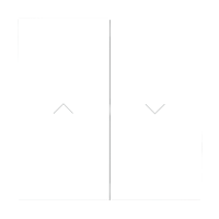 Клавиши для выключателя жалюзи, S70 (белый матовый) Voltum VLS002502