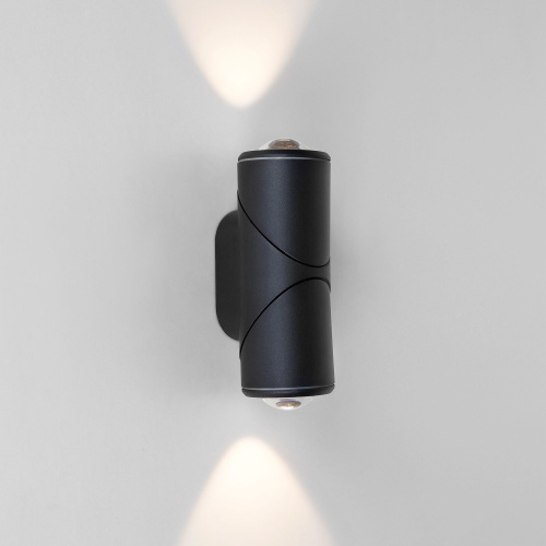 Уличный настенный поворотный светильник GIRA D LED IP54 35127/D черный