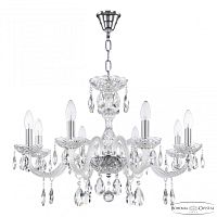 Люстра хрустальная 117/8/240 Ni Bohemia Ivele Crystal (Богемия Ивеле Кристалл)