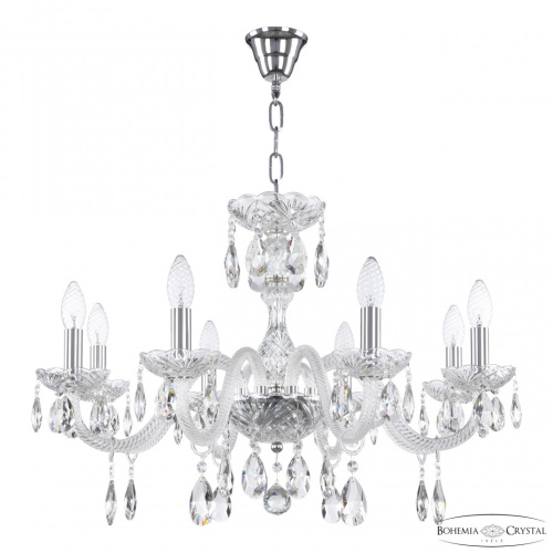 Люстра хрустальная 117/8/240 Ni Bohemia Ivele Crystal (Богемия Ивеле Кристалл)