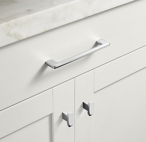 Ручка-кнопка Vauxhall L.3.2 Polished Chrome фото 2