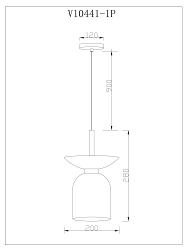 Светильник подвесной Moderli V11552-1P Lecce фото 6