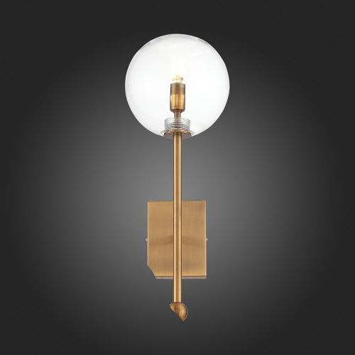 SL1205.301.01 Светильник настенный ST-Luce Латунь/Прозрачный G9 1*5W SANDRO фото 2