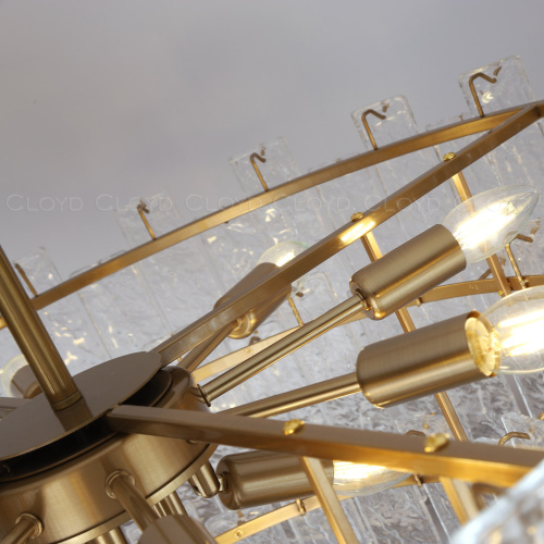 Люстра Cloyd PARSIFAL-A C16 / Ø80 см - шток - латунь (арт.11077) фото 3