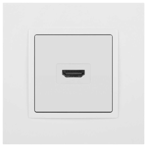 Розетка ЭРА Elegance 14-3114-01М HDMI белый матовый Б0065776 фото 5