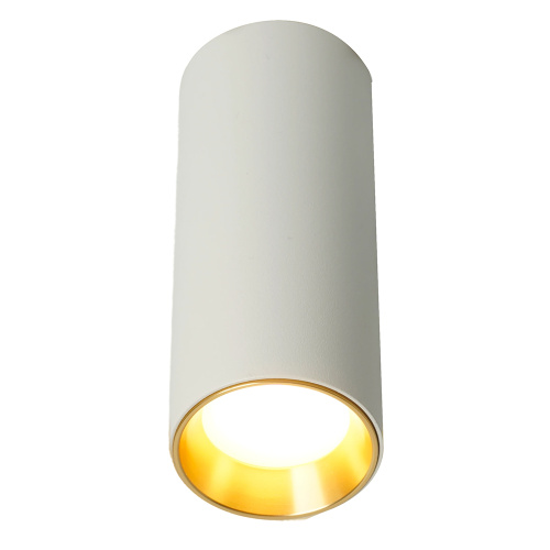 Светильник потолочный Feron ML101 Barrel MR11 GU10 35W 230V,  белый + золото фото 3