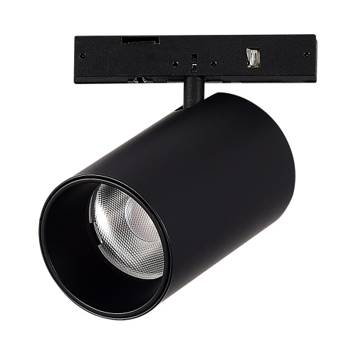 ST671.436.05 Магнитный трековый светильник Черный LED 1*5W 3000K 340Lm Ra>90 36° IP20 D35xH58 24V SUPER5 фото 4