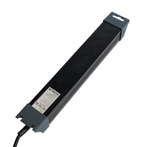 Сетевой фильтр 3-местный с/з STEKKER 3x1мм2, 1,8 м, 250В, 16А, серия Techno, HM22-31-02, черный фото 2