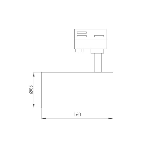 Трековый светодиодный светильник Arlight LGD-Calipso-4TR-R85-10W Day4000-Mix 046736 фото 4