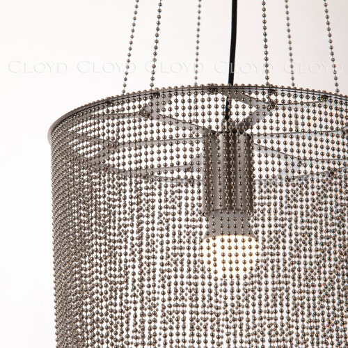 Подвесной светильник Cloyd ONASSIS P1 / Ø28 см - никель сатин (арт.11476)