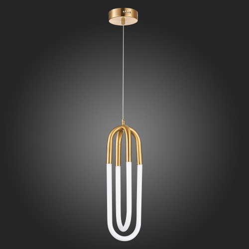 SL1579.303.02 Подвес ST-Luce Латунь/Латунь, Белый LED 2*14W 3000K MOFISTO фото 6