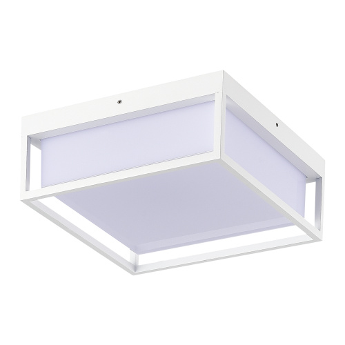 SL9517.502.01 Светильник уличный потолочный ST-Luce белый/белый LED 1*20W 3000K/4000K/5000K CUBO фото 2 SL9517.502.01 Светильник уличный потолочный ST-Luce белый/белый LED 1*20W 3000K/4000K/5000K CUBO фото 2
