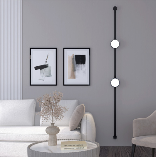 DK5567-BK Cветильник для трека-ремня Belty, серия Flow, со светодиодом, D168*H29.5мм, 48V DC, 10W, RA90, 120°, 3000K, IP20, черный, алюминий фото 6